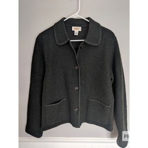 Talbot's forest green wool jacket size small